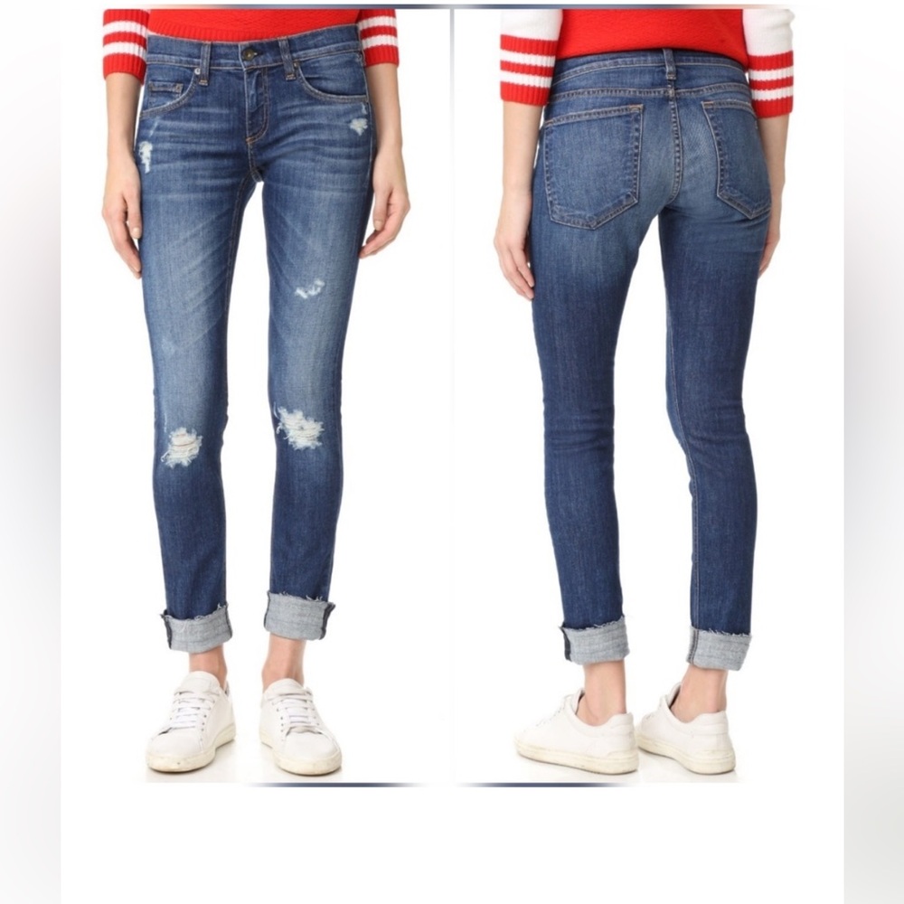 Rag & Bone Dre Slim Boyfriend in Canyon Wash